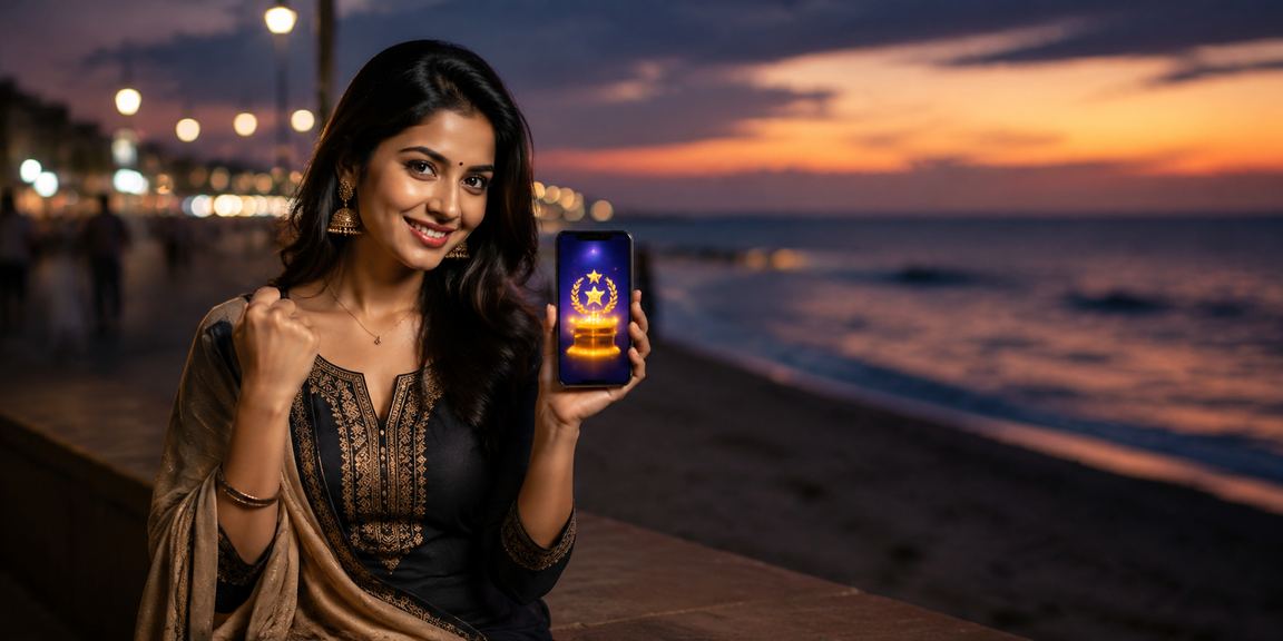 Chennai Marina Beach vibrant cricket betting scene